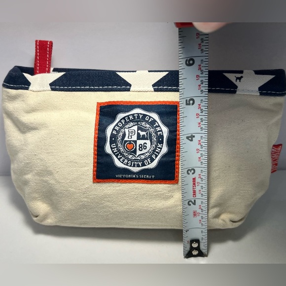 VS PINK CANVAS MAKEUP BAG & COIN PURSE - Picture 9 of 15